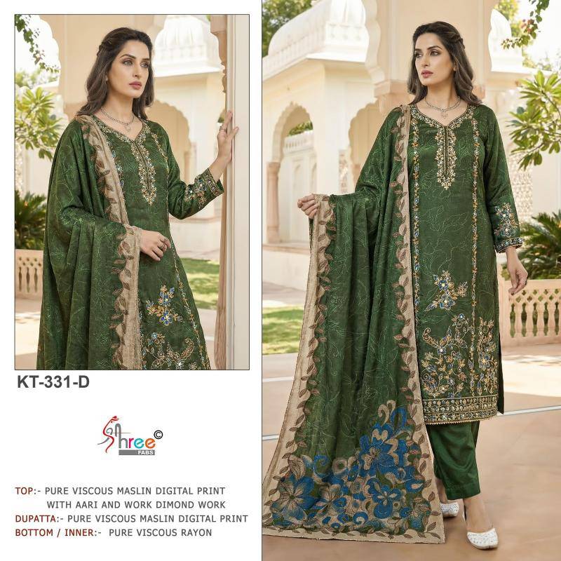 Shree fab KT - 331 pakistani suit export in Pune